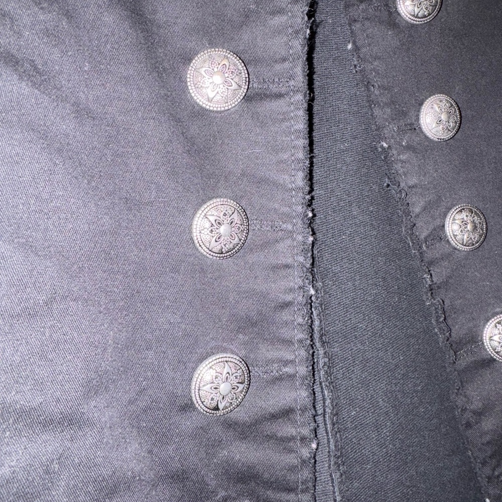 Porter Collective Alchemy Women's Black Military Style jacket size Large - Picture 3 of 3
